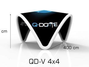 Opblaasbare V-tent