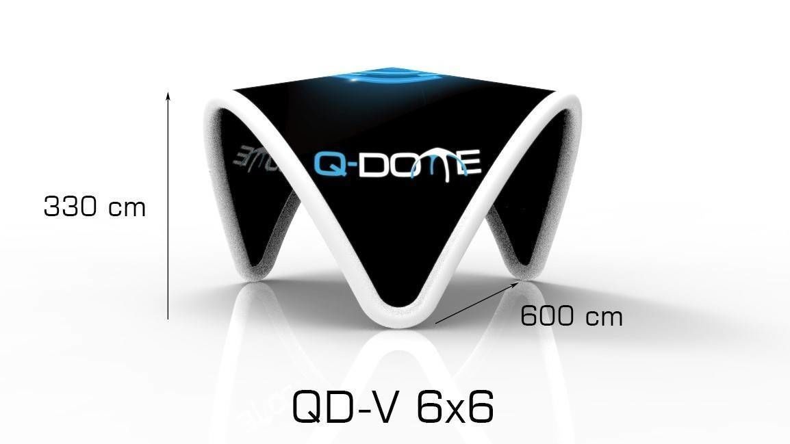 Opblaasbare V-tent